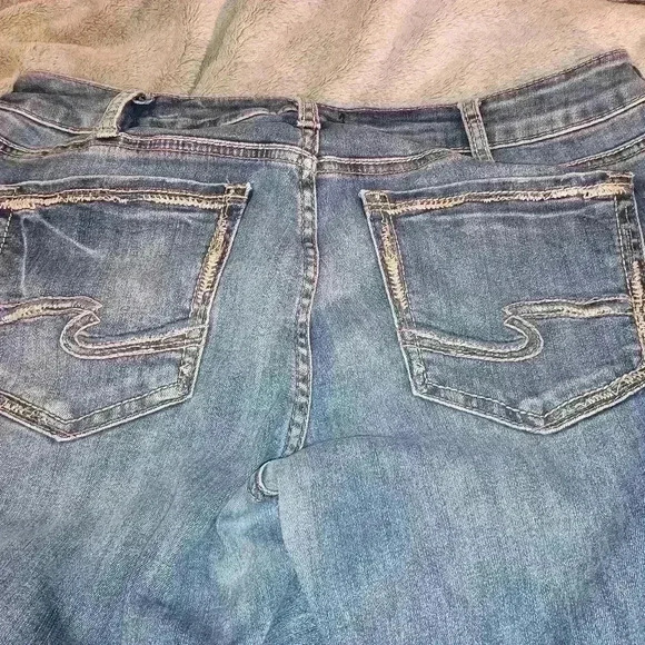 Silver jeans Suki Slim Skinny Western blue jeans 33x27. - Picture 7 of 8